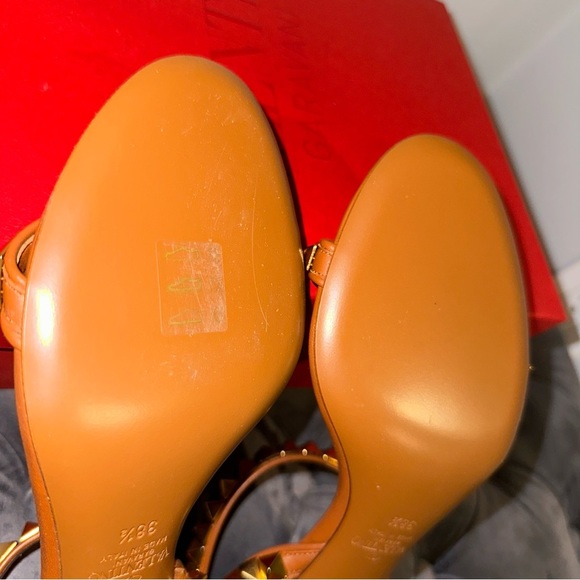 New Size 38.5 Valentino Garavani Rockstud No Limit Ankle-Strap Sandals - Picture 7 of 10